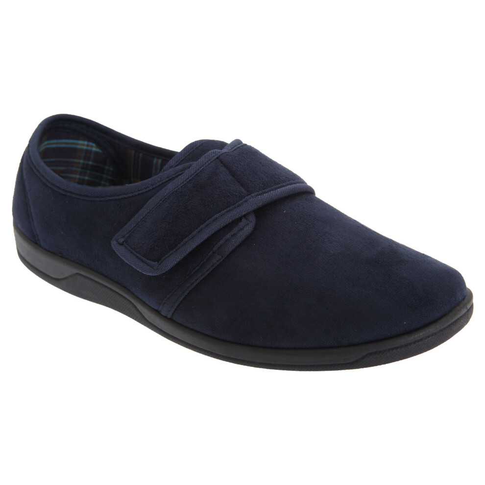 Tom Imitation Suede Touch Fastening Slippers