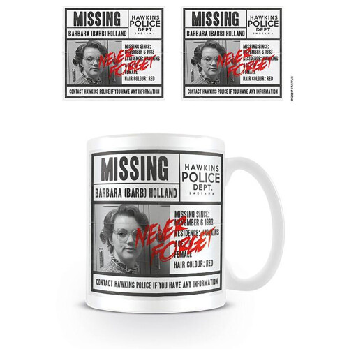 Stranger Things Netflix Missing Barb Poster Ceramic Coffee Mug on OnBuy