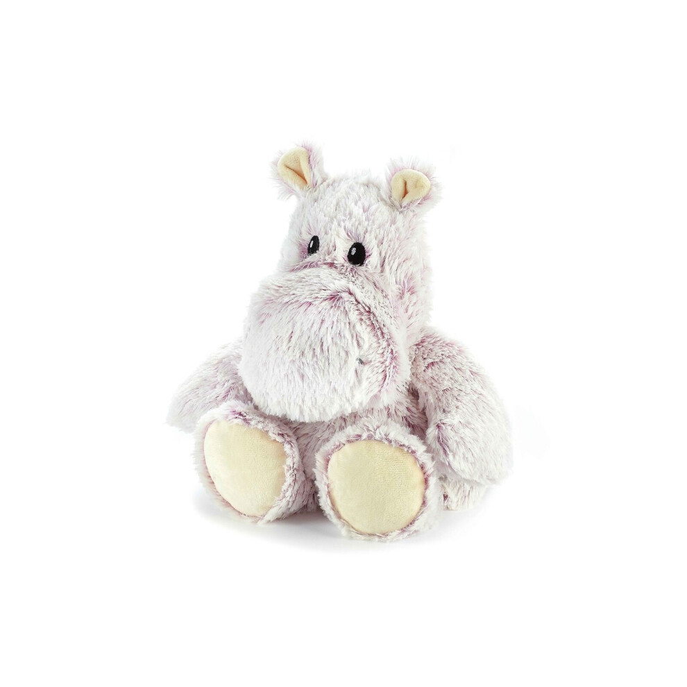 New Intelex Warmies Hippo Marshmallow Heatable Plush Animal Microwaveable Soft Toy Cuddly Lavender