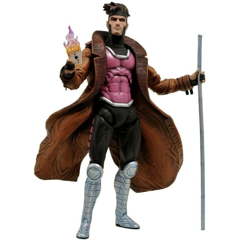 Marvel Select Gambit X-Men Action Figure Diamond Select Toys Model