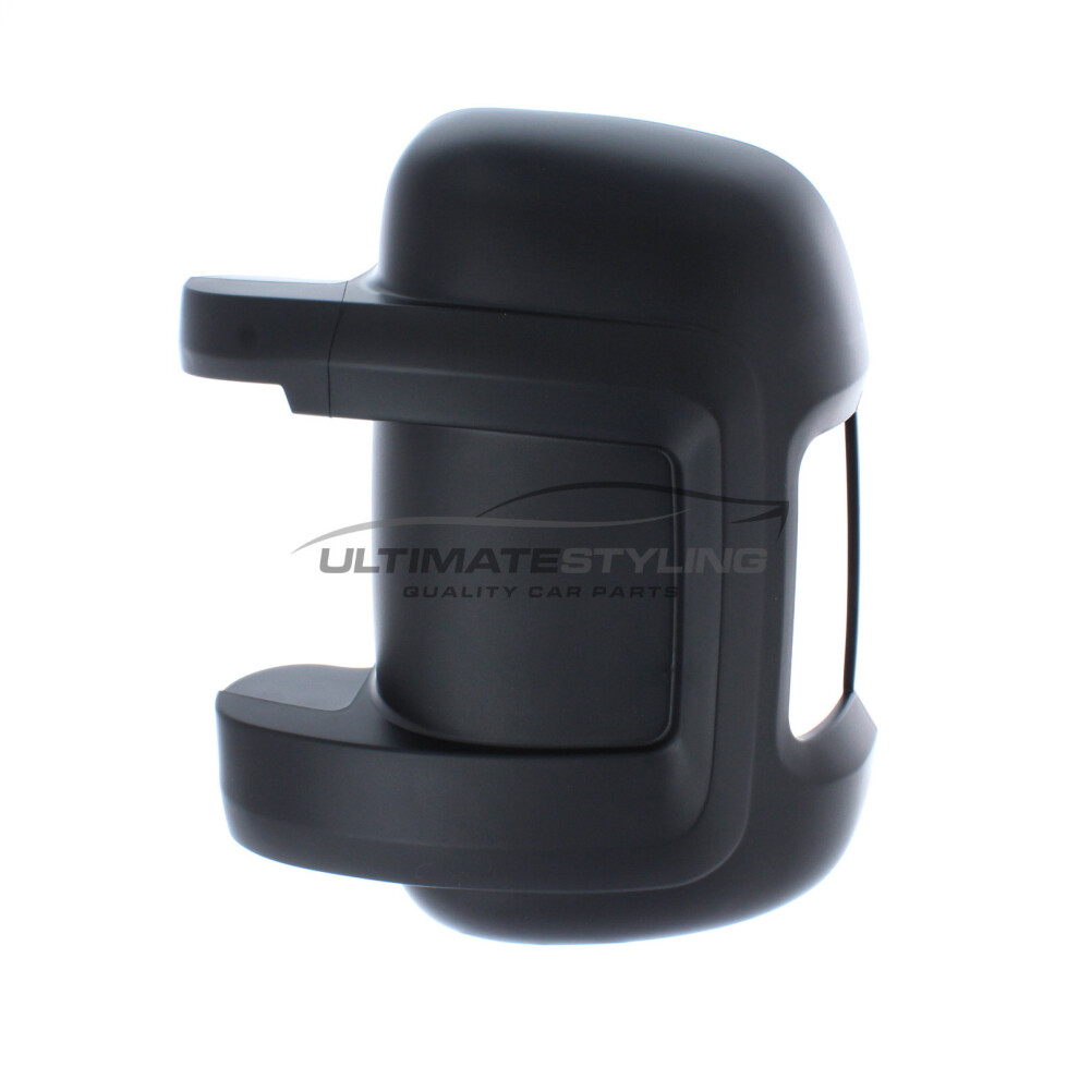 Fiat Ducato Van 10/2006-> Wing Mirror Cover Cap Textured Passenger Side (Lh) Black 5057795103398