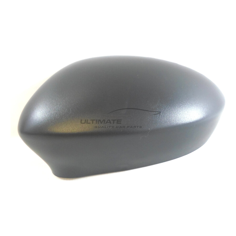 Fiat Punto Mk3 Hatchback 2012-2015 Wing Mirror Cover Cap Textured Passenger Side (Lh) Black 5054808076922