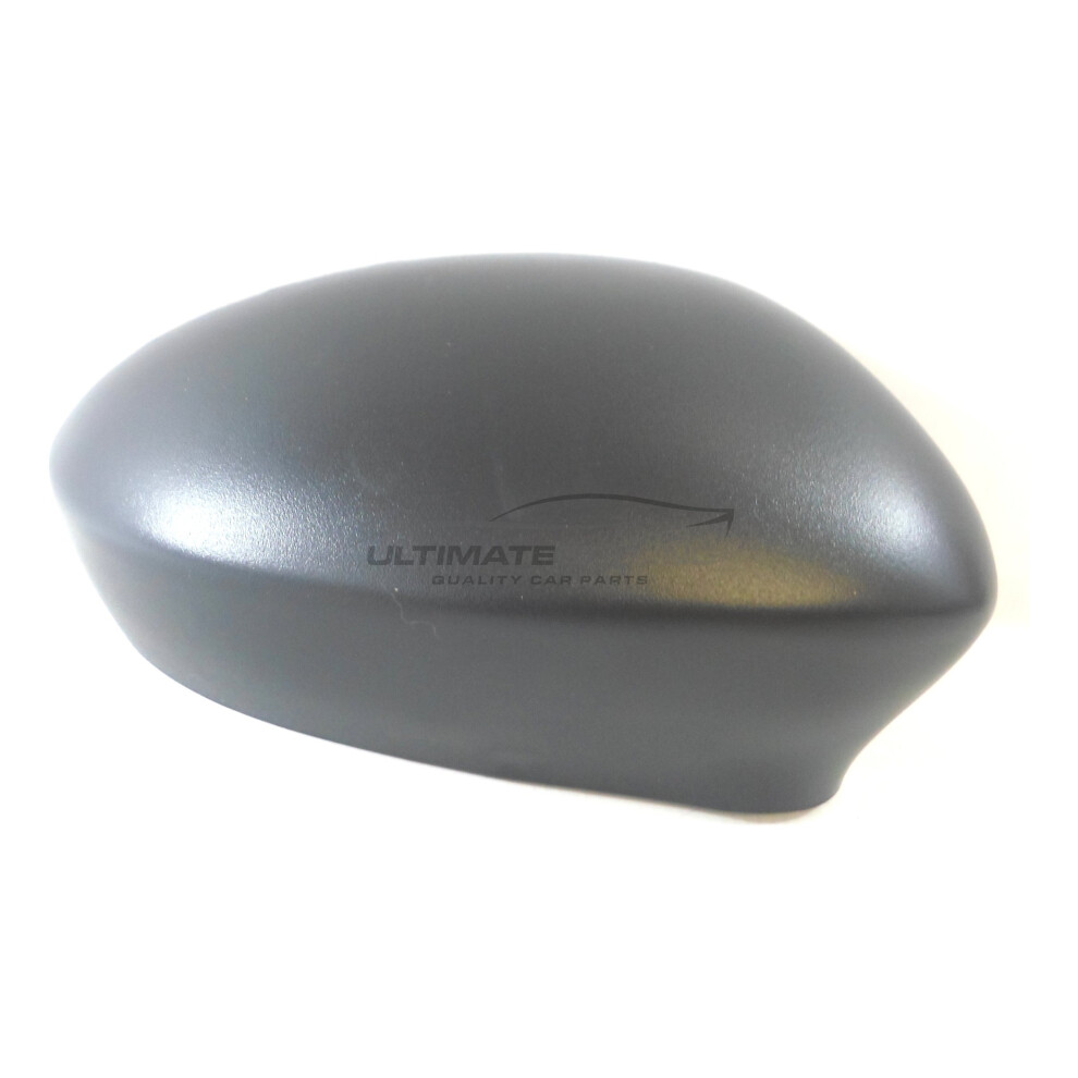 Fiat Punto Mk3 Hatchback 2012-2015 Wing Mirror Cover Cap Textured Drivers Side (Rh) Black 5054808076915