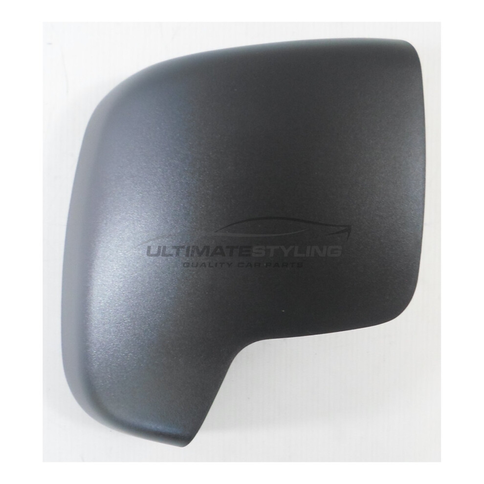 Fiat Qubo Van 2008-> Wing Mirror Cover Cap Black Textured Drivers Side (RH)-image-OPC-P57Z7VG-NEW