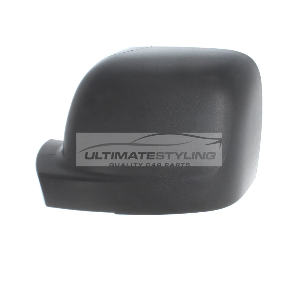 Fiat Talento Van 2016-> Wing Mirror Cover Cap Textured Passenger Side (Lh) Black 5054808077103