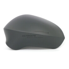 Seat Ibiza Mk5 Hatchback 7/2008-> Wing Mirror Cover Cap Black Textured Passenger Side (LH)
