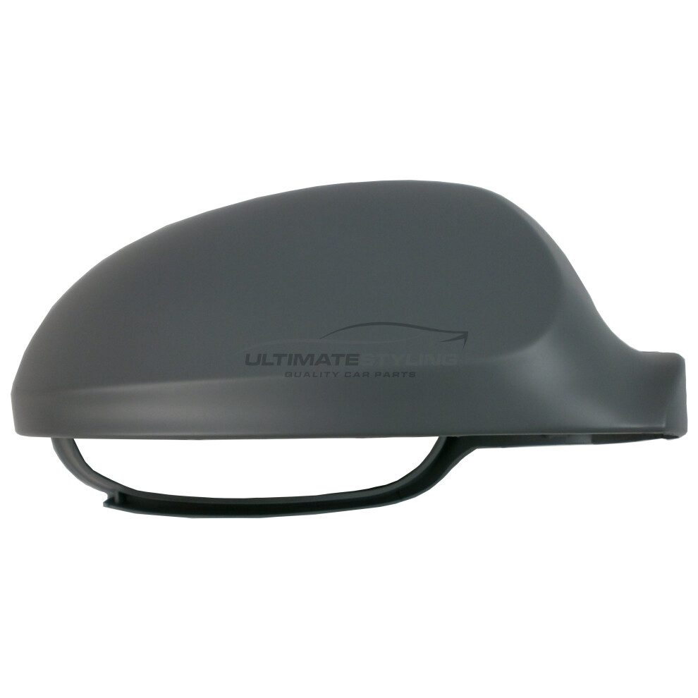 Volkswagen Passat B6 Mk6 Saloon 6/2005-3/2011 Wing Mirror Cover Cap Primed Drivers Side (Rh) 5054808147301