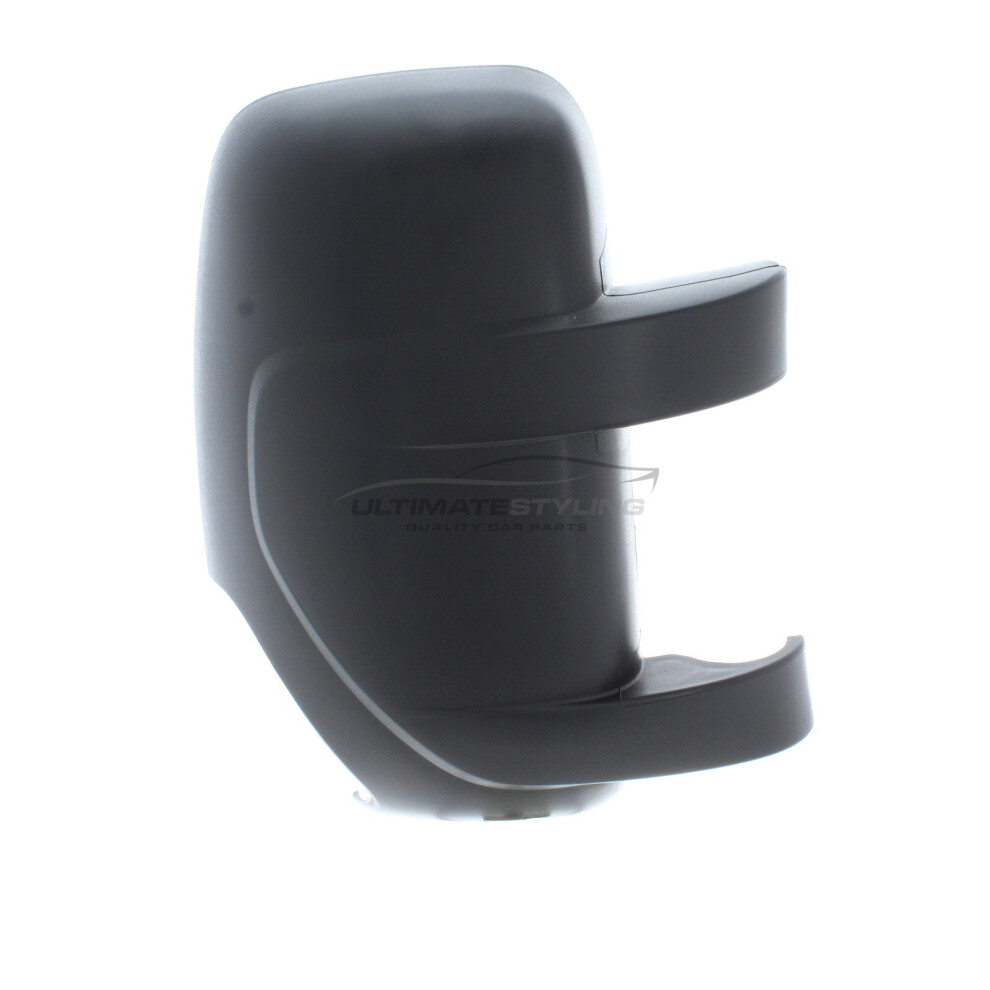 Nissan Nv400 Van 2011-> Wing Mirror Cover Cap Textured Drivers Side (Rh) Black 5054808085603