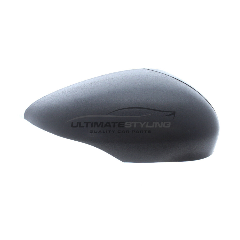 Ford Fiesta Mk7 Hatchback 9/2012-12/2017 Wing Mirror Cover Cap Textured Drivers Side (Rh) Black 5054808077868