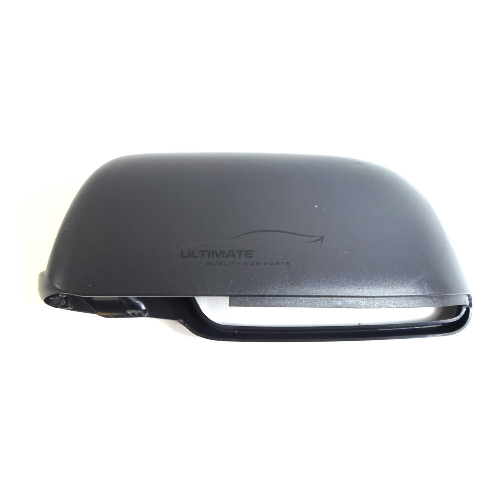 Volkswagen Polo Mk4 Hatchback 2/2002-7/2005 Wing Mirror Cover Cap Textured Passenger Side (Lh) Black 5054808147646