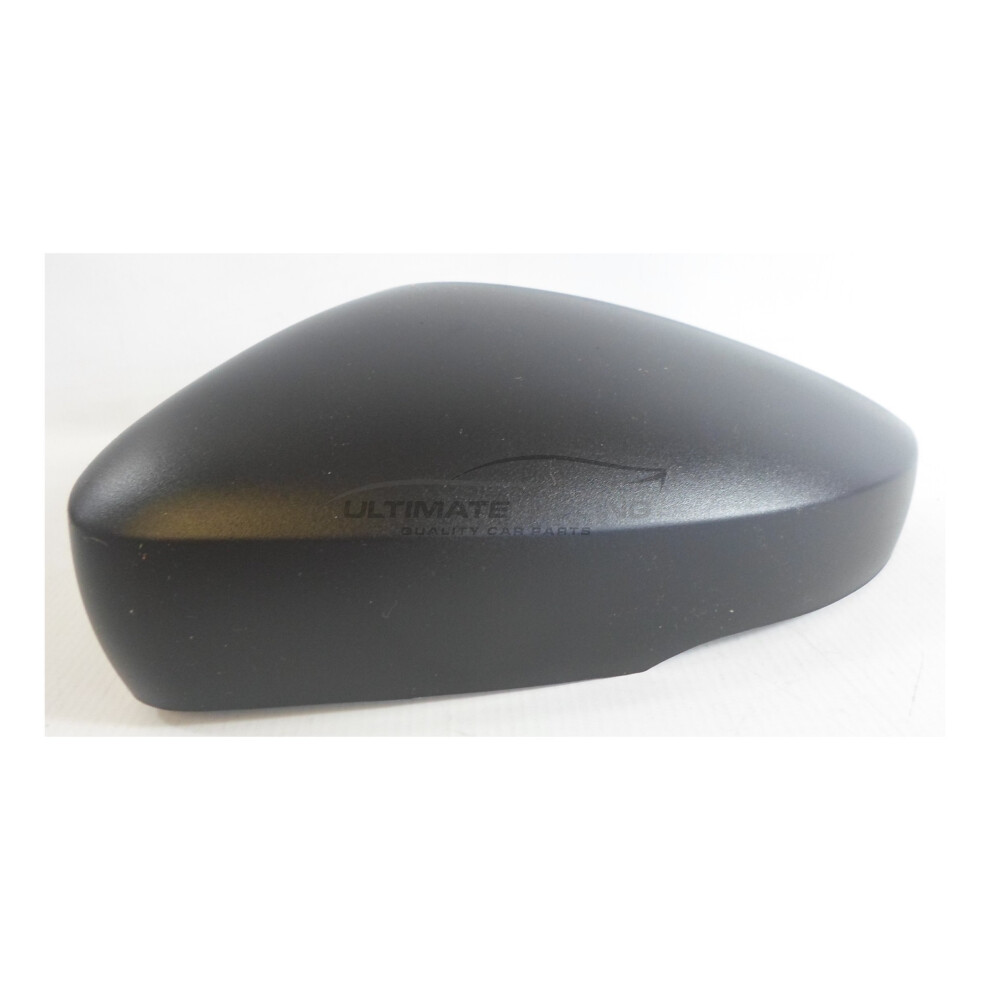 Volkswagen Polo Mk5 6R Hatchback 10/2009-> Wing Mirror Cover Cap Textured Passenger Side (Lh) Black 5054808147721