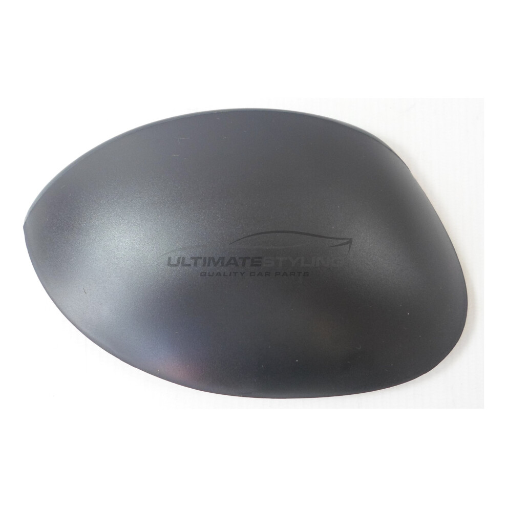 Peugeot 206 Hatchback 1998-2009 Wing Mirror Cover Cap Textured Drivers Side (Rh) Black 5054808086631