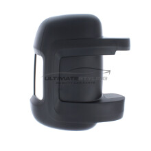 Peugeot Boxer Van 10/2006-> Wing Mirror Cover Cap Black Textured Drivers Side (RH)