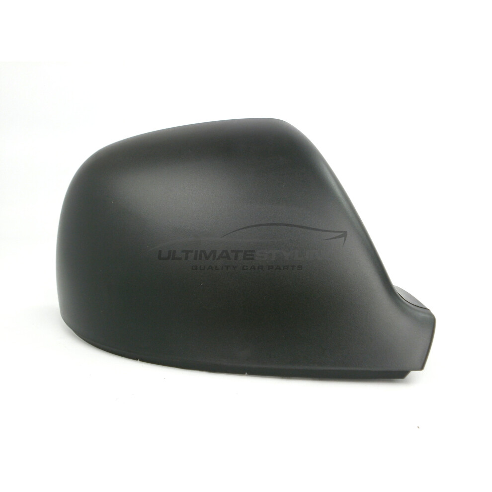 Volkswagen Transporter T6 Van 7/2015-> Wing Mirror Cover Cap Textured Drivers Side (Rh) Black 5054808174505