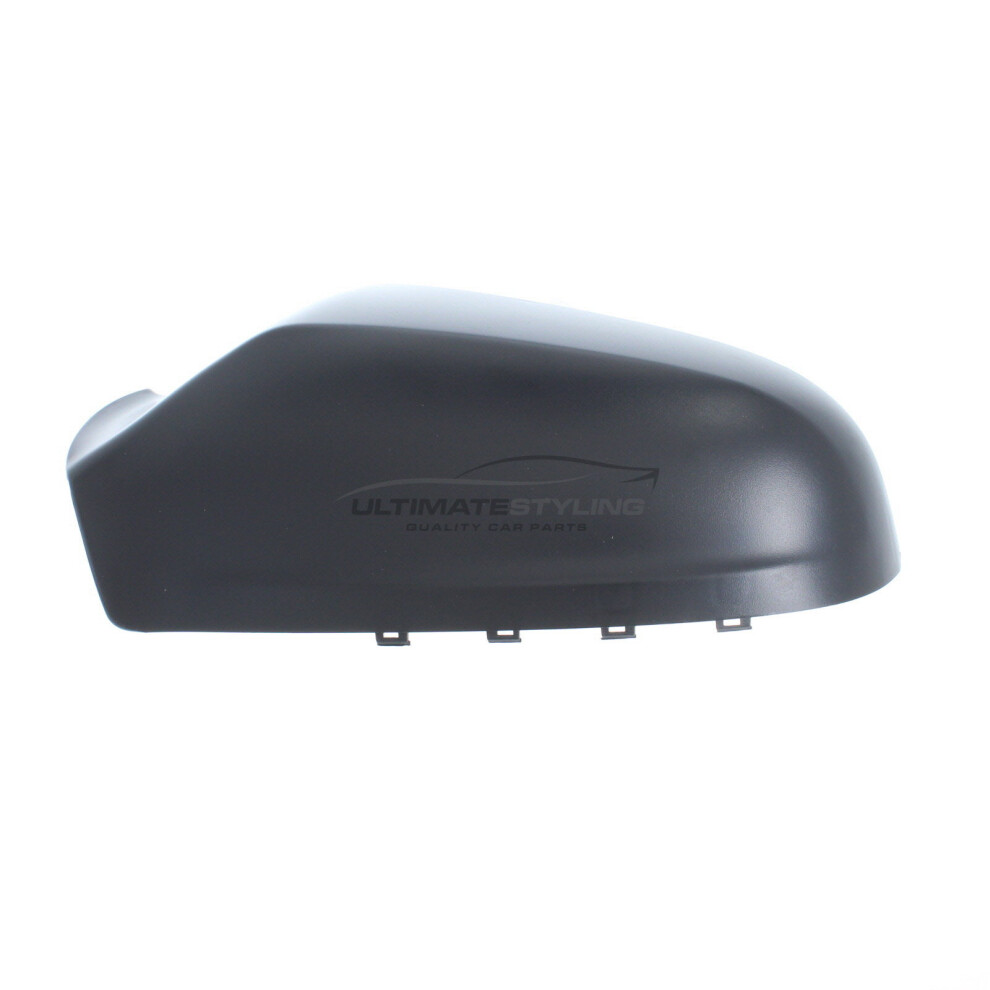 Vauxhall Astra H Mk5 Hatchback 5/2004-9/2009 Wing Mirror Cover Cap Textured Passenger Side (Lh) Black 5054808122117