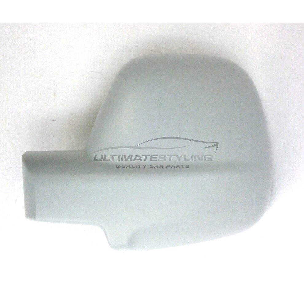 Peugeot Partner Mk2 Van 3/2012-> Wing Mirror Cover Cap Primed Passenger Side (Lh) 5054808087546