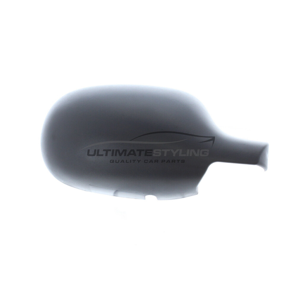 Renault Clio Mk2 Hatchback 5/1998-2005 Wing Mirror Cover Cap Textured Drivers Side (Rh) Black 5054808087874