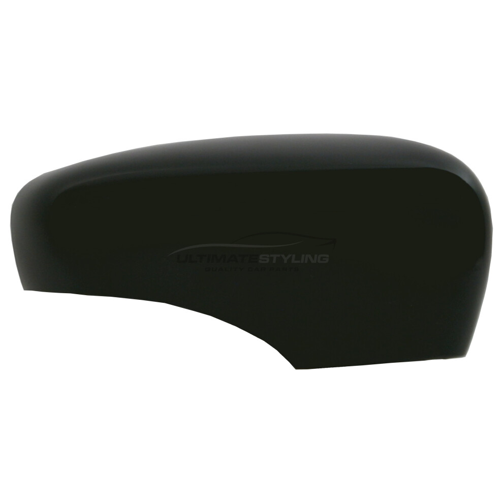 Renault Clio Mk4 Hatchback 11/2012-> Wing Mirror Cover Cap Polished Drivers Side (Rh) Black 5054808088154
