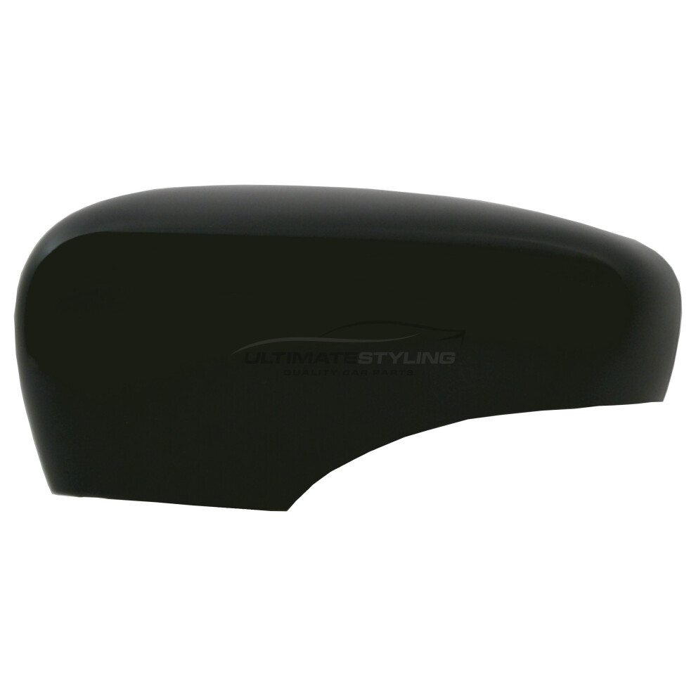Renault Clio Mk4 Hatchback 11/2012-> Wing Mirror Cover Cap Polished Passenger Side (Lh) Black 5054808088161