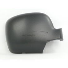 Renault Kangoo Mk2 Van 9/2008-6/2013 Wing Mirror Cover Cap Black Textured Drivers Side (RH)