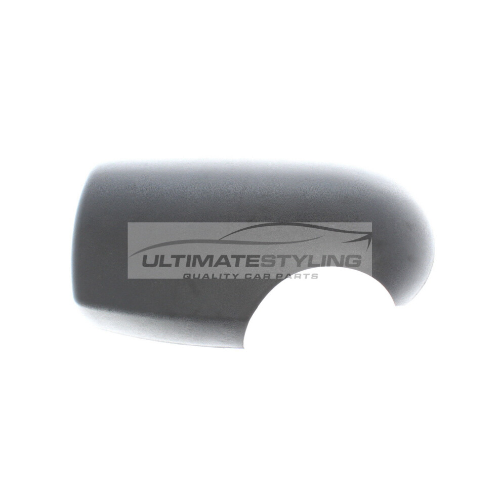 Ford Transit Mk6 Van 3/2000-2006 Wing Mirror Cover Cap Black Textured Passenger Side (LH)