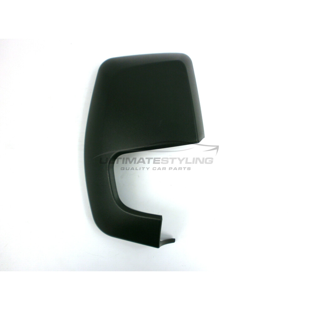 Ford Transit Custom Van 2012-> Wing Mirror Cover Cap Textured Drivers Side (Rh) Black 5054808082336