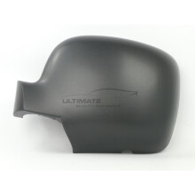 Renault Kangoo Mk2 Van 9/2008-6/2013 Wing Mirror Cover Cap Black Textured Passenger Side (LH)
