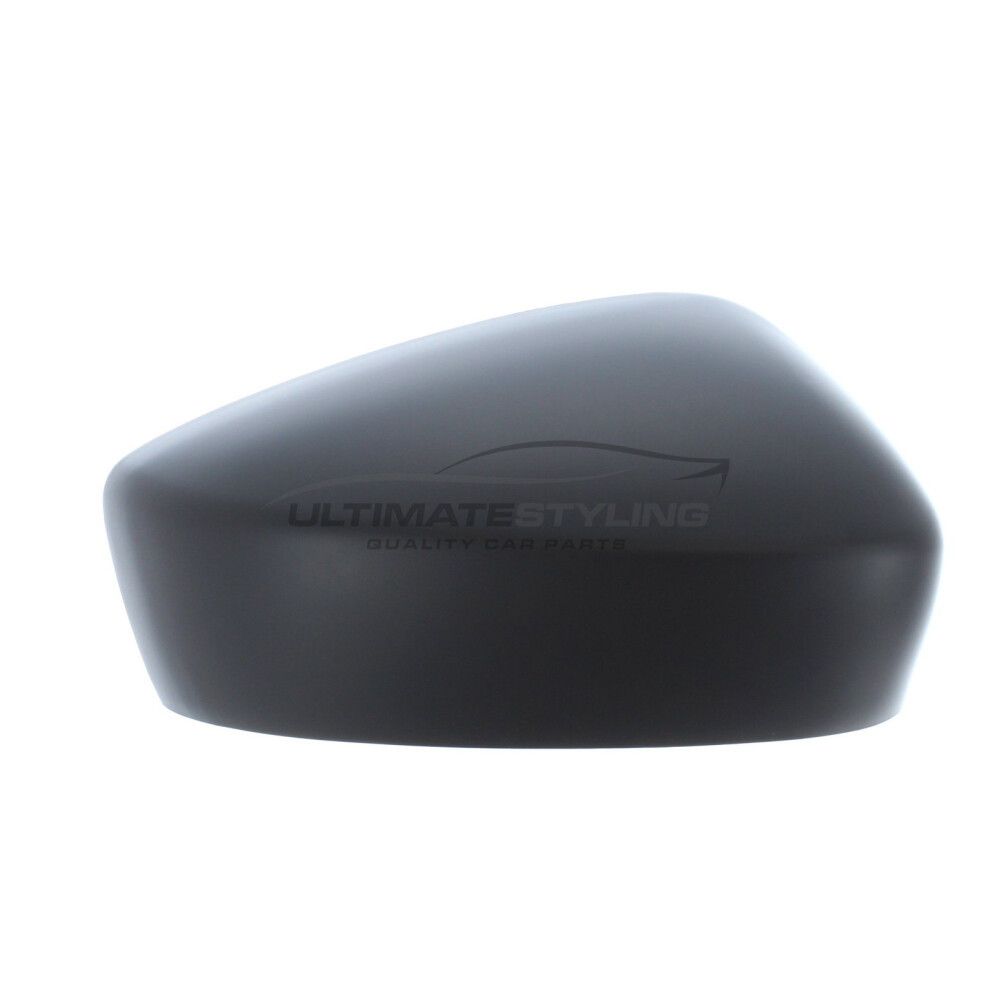 Mazda 3 Bn Hatchback 4/2016-> Wing Mirror Cover Cap Paintable Drivers Side (Rh) Black 5057795247832