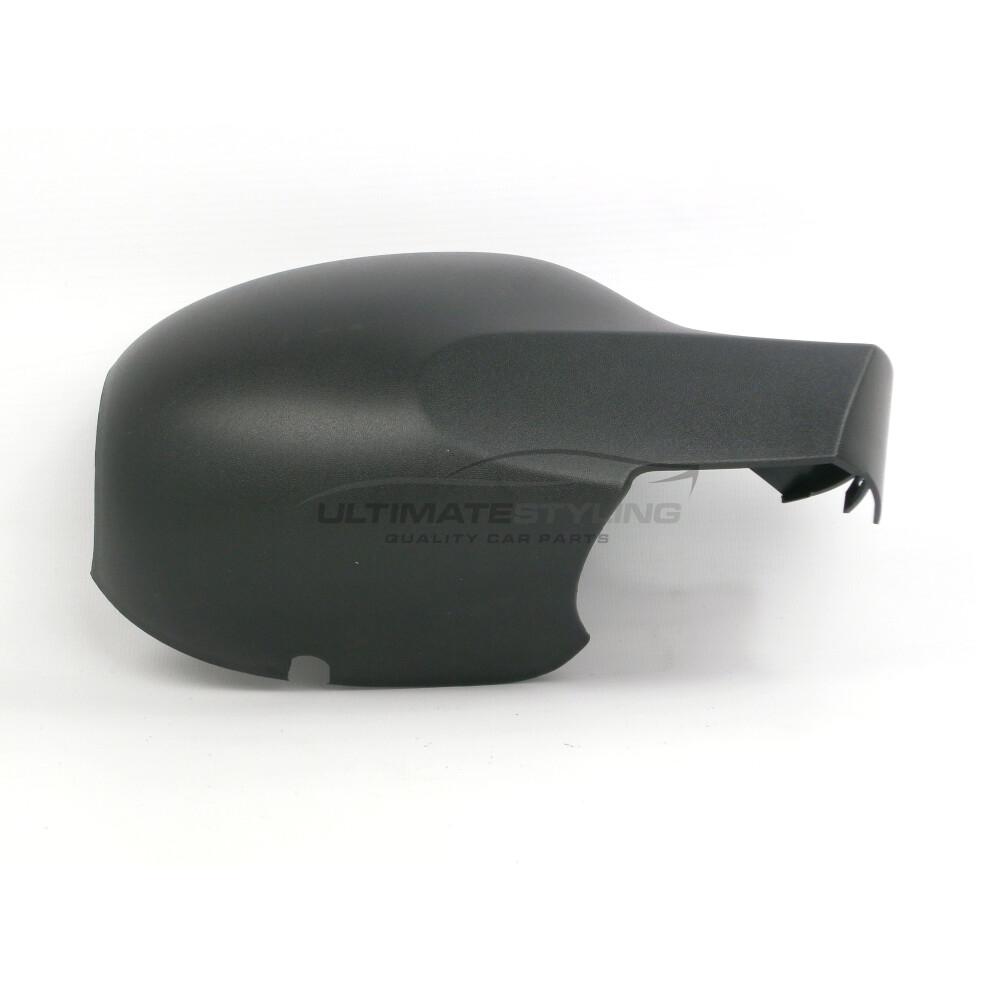 Renault Twingo Mk1 Hatchback 2007-2/2012 Wing Mirror Cover Cap Textured Drivers Side (Rh) Black 5054808093929