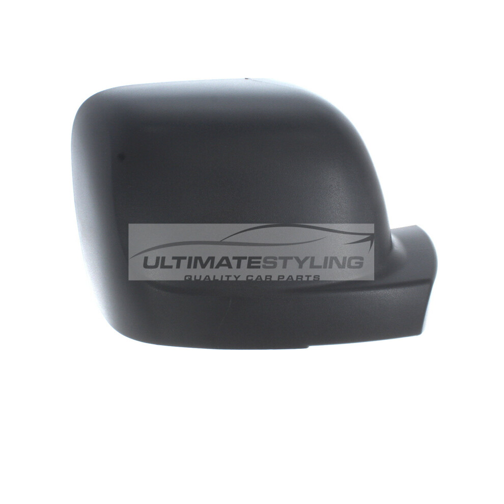 Renault Trafic Mk4 Van 8/2014-> Wing Mirror Cover Cap Textured Drivers Side (Rh) Black 5054808093646