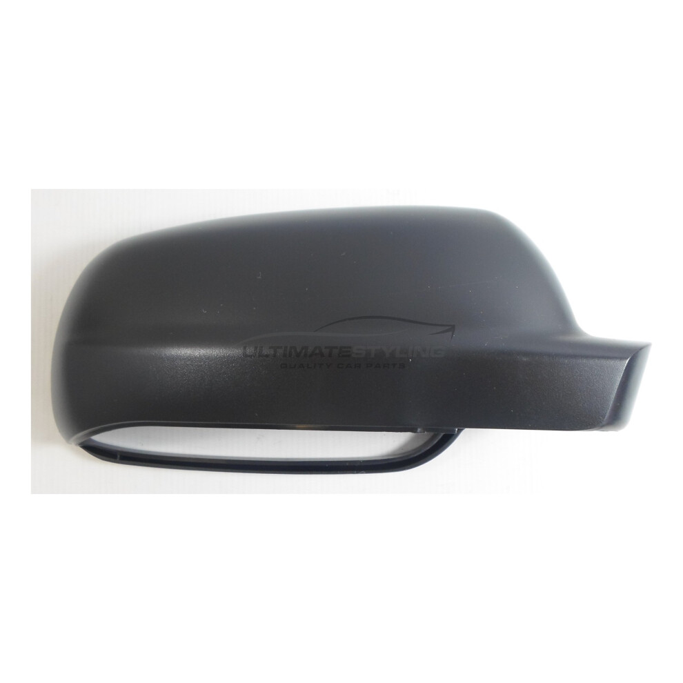 Volkswagen Golf Mk4 Estate 8/1999-8/2006 Wing Mirror Cover Cap Textured Drivers Side (Rh) Black 5054808146816