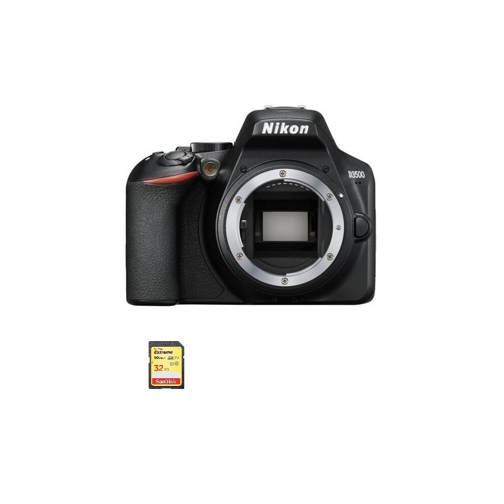 NIKON D3500 Body Black + 32GB SD card