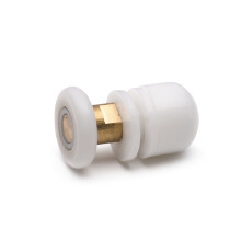 (25mm) 4 x Shower Rollers/Runners /Wheels /Pulleys Offset Pole 19mm, 23mm, 25mm or 27mm Wheel Diameter L060