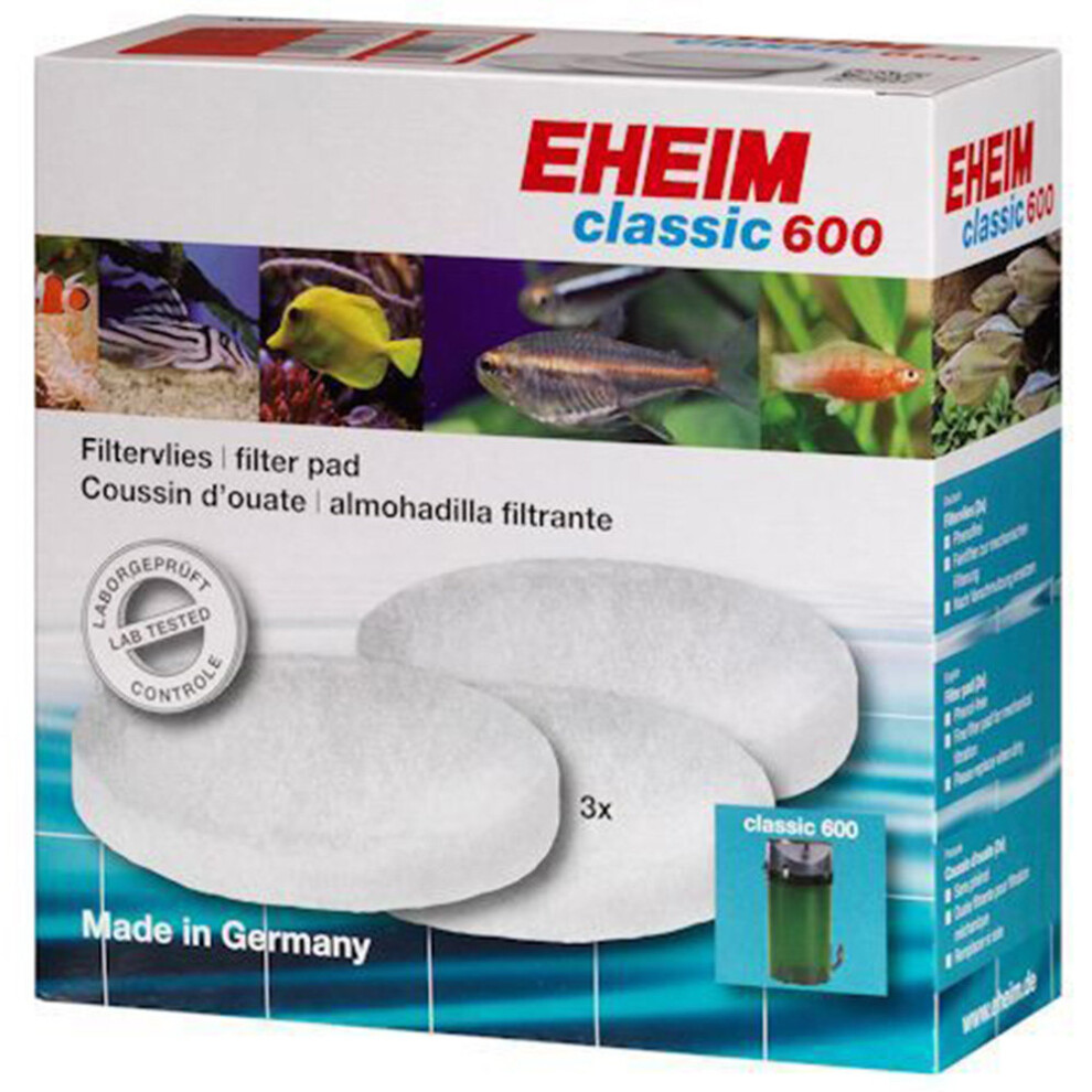 Eheim Fine Filter Pad Classic 600 (2217) X 3