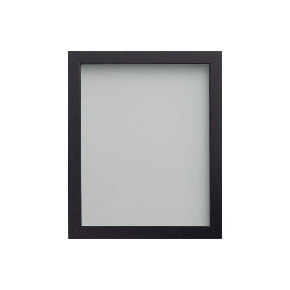 (Black, 16x12 inch, fitted with glass) Frame Company Allington Range Grey Photo Frame