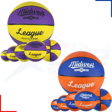 (7, Yellow/Purple) Midwest League Basketballs