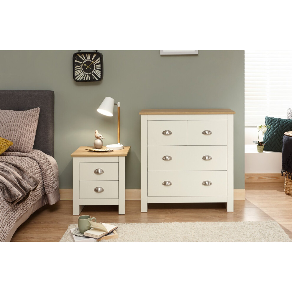 Lancaster 4 Drawer Chest Bedroom Storage Unit