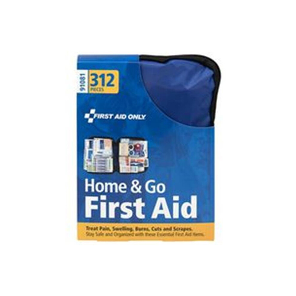 First Aid Only 8313025 Home & Go First Aid Kit, 312 Piece