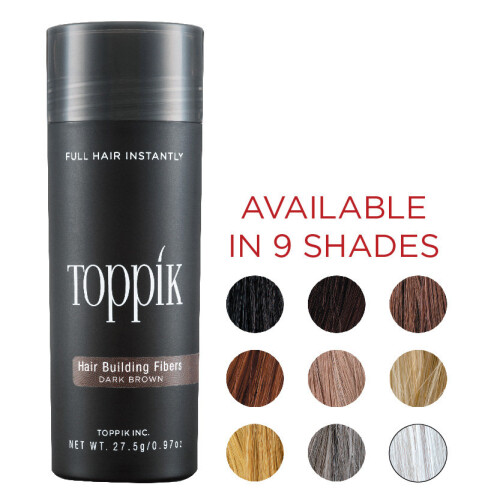 TOPPIK Fibras de Construção de Cabelo Toppik, Cinza, 0.42 oz (12 g) 2