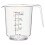 URBN-CHEF 3 Sizes Measuring Jug Clear Plastic Baking Kitchen Set Flour Sugar 8