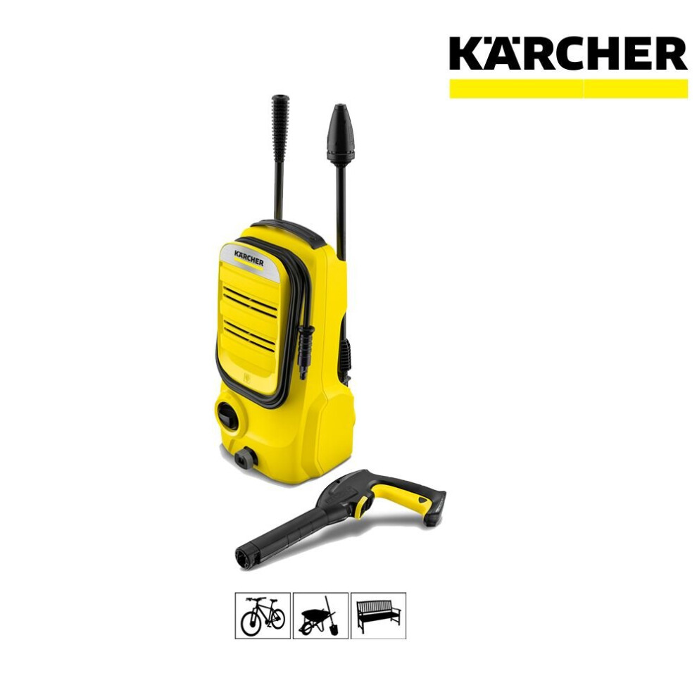 Karcher K2 Compact Pressure Washer 1400W 16735010 Missing Detergent Grade C