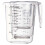 URBN-CHEF 3 Sizes Measuring Jug Clear Plastic Baking Kitchen Set Flour Sugar 2
