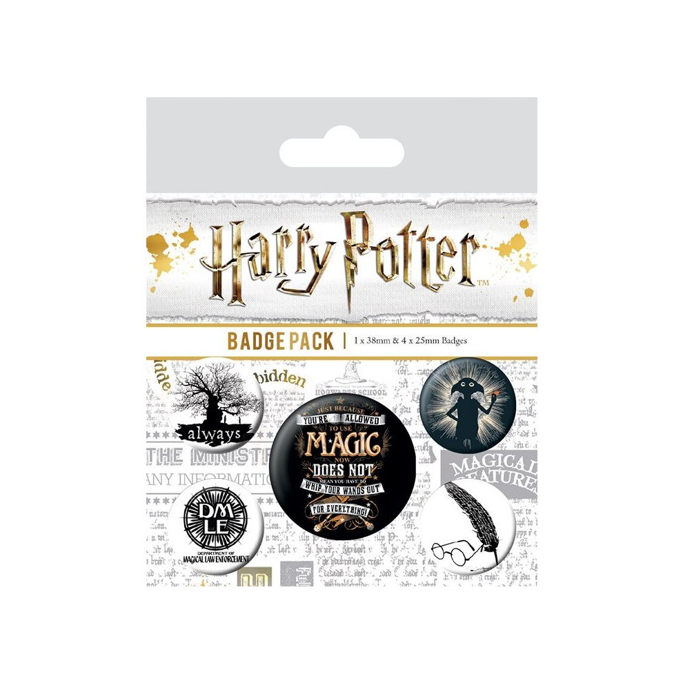 Harry Potter (Symbols) badges set