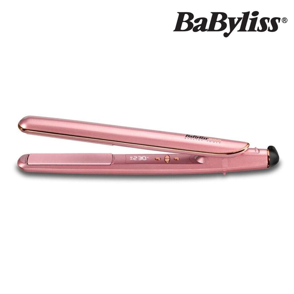 BaByliss BAB2395BU Styler Hair Straightener Pink Blush Lustre Pro Keratin