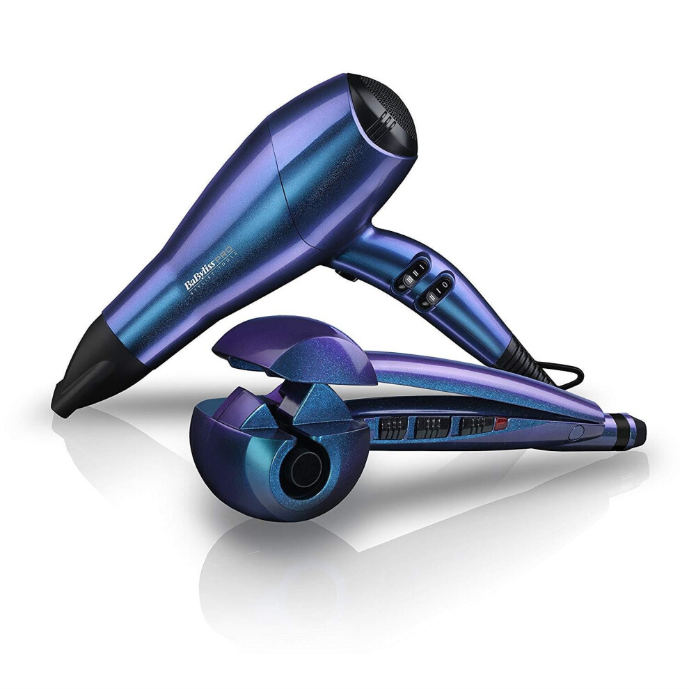 BaByliss 2-In-1 Pro Salon 2000 Ceramic Curling Styler & Ionic Hair Dryer