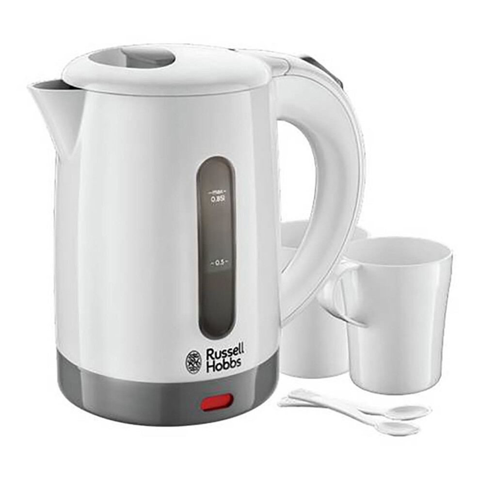 Russell Hobbs 23840 Compact Travel Corded Electric Kettle 0.85L 1000W White