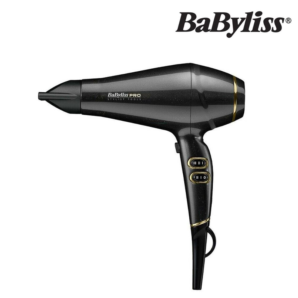 BaByliss BAB6395NBU Keratin Lustre Hair Dryer Black Shimmer 2300W Ceramic