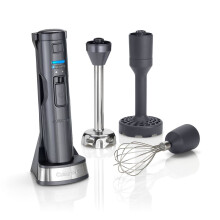 Cuisinart CSB300BU 3-in-1 Cordless Hand Blender With Dishwasher Safe Attachments