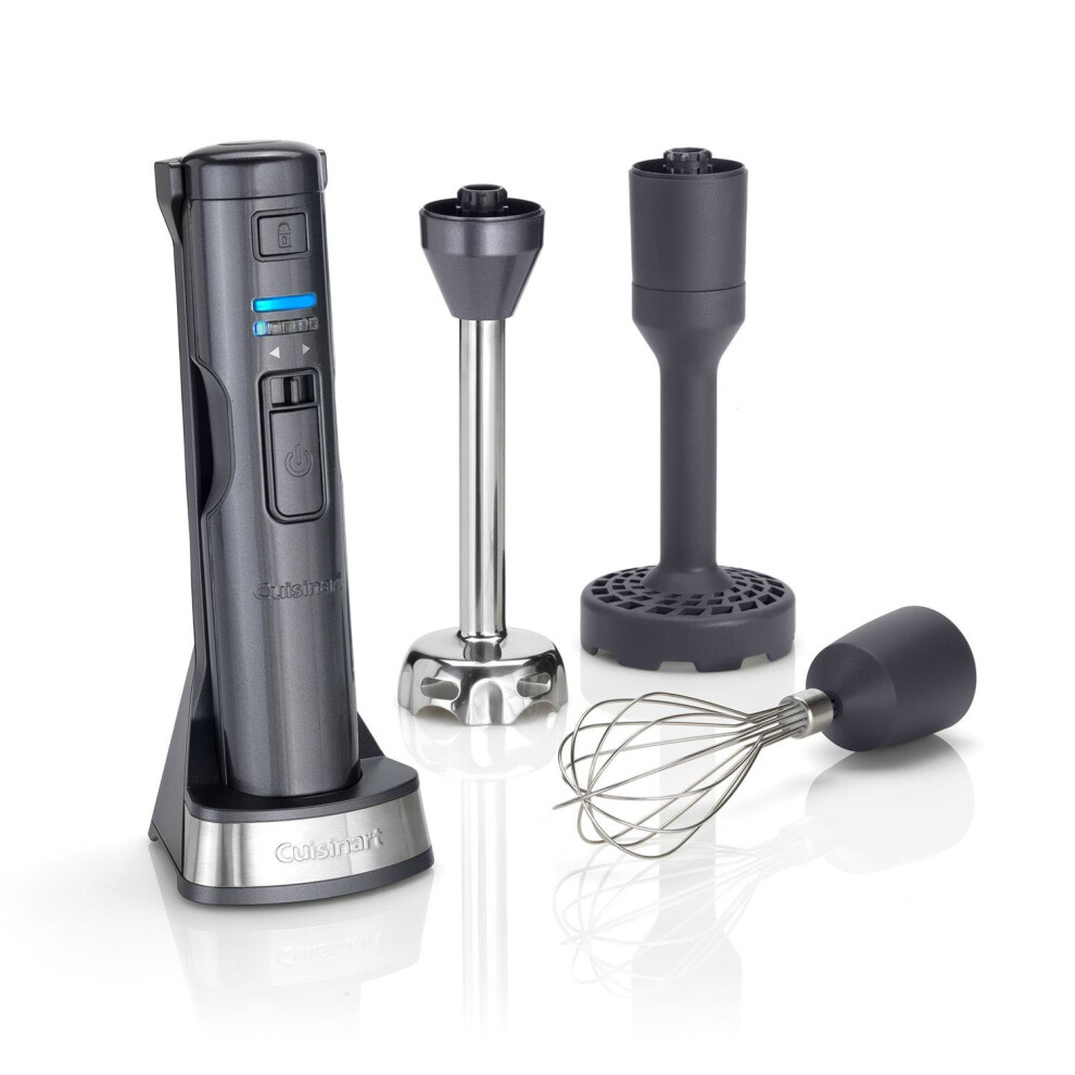 Cuisinart Csb300bu 3-In-1 Cordless Hand Blender With Dishwasher Safe Attachments