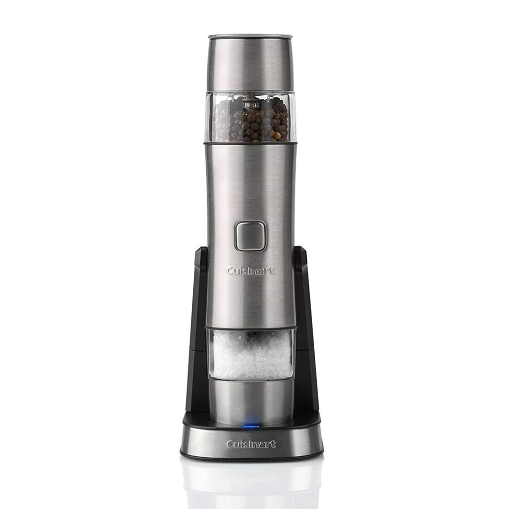 Cuisinart Rechargeable Electric 2 In 1 Salt & Pepper Seasoning Mill Sg6u